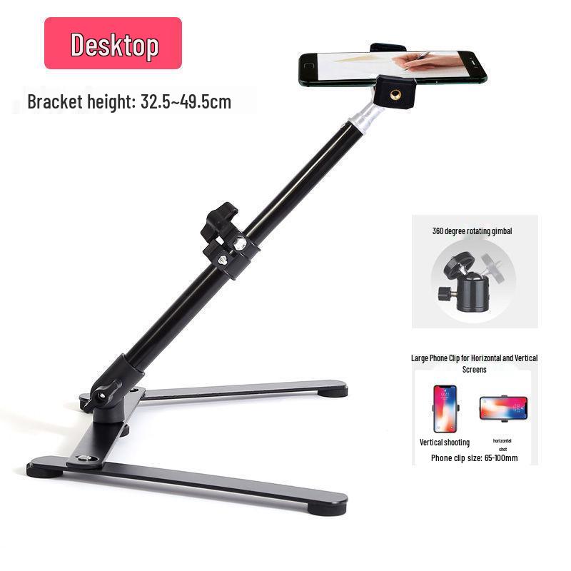 Desktop Overhead Fill Light Stand for Live Streaming, Unboxing, and Calligraphy
Desktop Overhead Fill Light Stand for Live Streaming, Unboxing, and Calligraphy