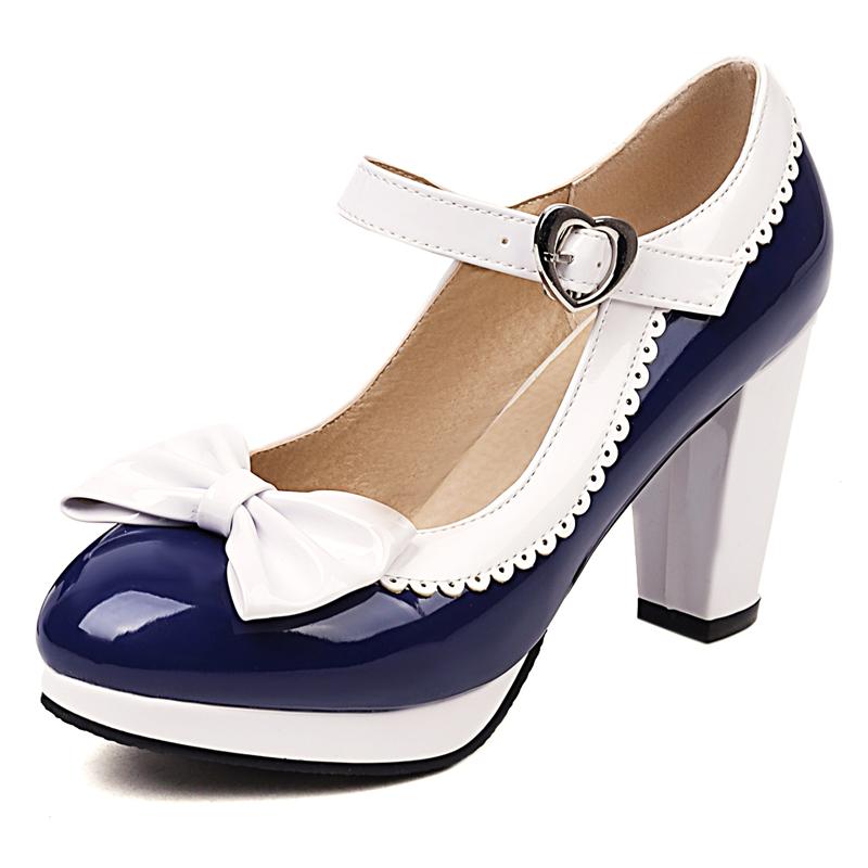 Lolita Style Mary Janes Butterfly -Knot Openwork Platform High Heels Pumps Ladies Casual Shoes Plus Size Chaussure Femme Talon
Lolita Style Mary Janes Butterfly -Knot Openwork Platform High Heels Pumps Ladies Casual Shoes Plus Size Chaussure Femme Talon