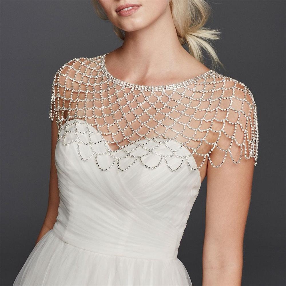 Ins Fashion Rhinestone Mesh Hollow Long Fringed Pendant Shoulder Chain Bridal Wedding Evening Dress Crystal Shawl Accessories
Ins Fashion Rhinestone Mesh Hollow Long Fringed Pendant Shoulder Chain Bridal Wedding Evening Dress Crystal Shawl Accessories