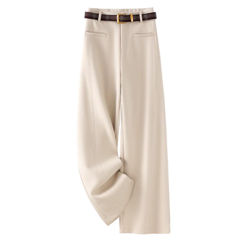 Women s Beige Wool Wide-Leg Pants - Autumn/Winter 2024 Cashmere Blend, Loose & Comfortable. XL
Women s Beige Wool Wide-Leg Pants - Autumn/Winter 2024 Cashmere Blend, Loose & Comfortable. XL