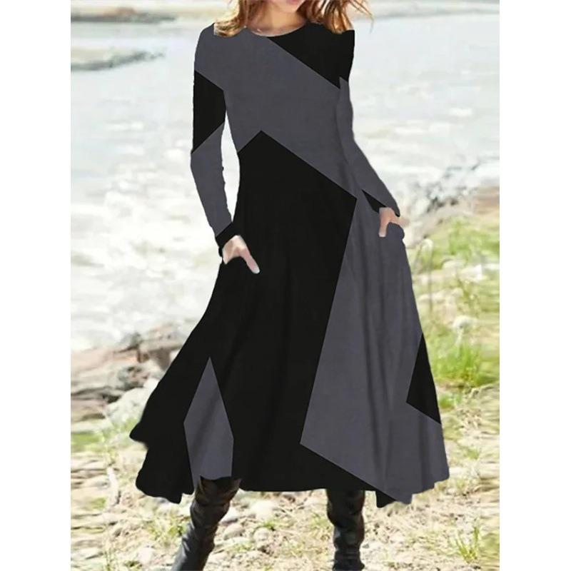 IHUASU Fashion Autumn Winter Long Sleeve O-Neck Casual Dresses XXXXXL
IHUASU Fashion Autumn Winter Long Sleeve O-Neck Casual Dresses XXXXXL