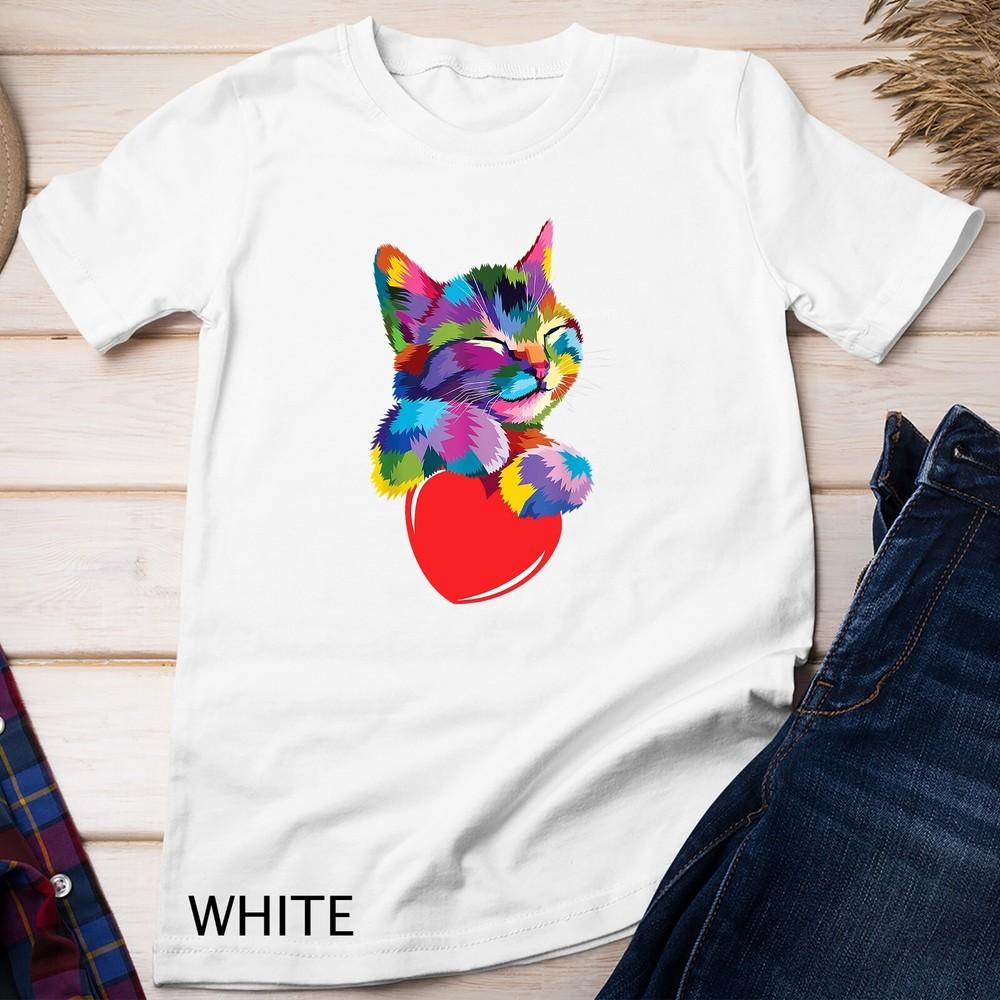 Cute Cat Gift for kitten lovers Colorful Art Kitty Adoption Unisex T-shirt XL
Cute Cat Gift for kitten lovers Colorful Art Kitty Adoption Unisex T-shirt XL