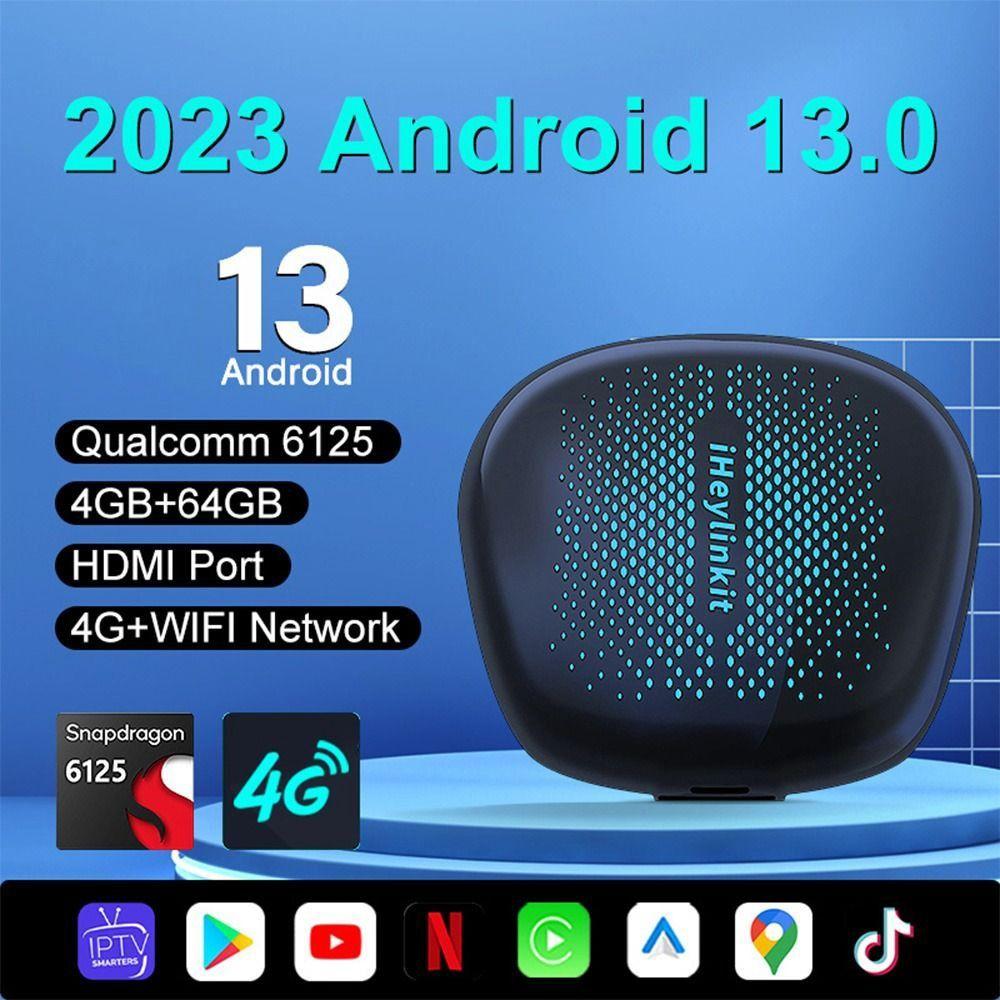ABS Android 13 Wireless Carplay Ai TV Box QCM6125 Автомобильная ТВ-приставка для авто / автомобиля
ABS Android 13 Wireless Carplay Ai TV Box QCM6125 Автомобильная ТВ-приставка для авто / автомобиля