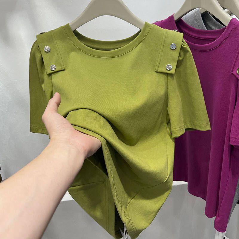 Clearance Leak Collection Counter Withdraw Extra Large Fat mm 150.00kg Loose Slimming Top Women Thread Short sleeve T-shirt Women Green 4XL
Clearance Leak Collection Counter Withdraw Extra Large Fat mm 150.00kg Loose Slimming Top Women Thread Short sleeve T-shirt Women Green 4XL