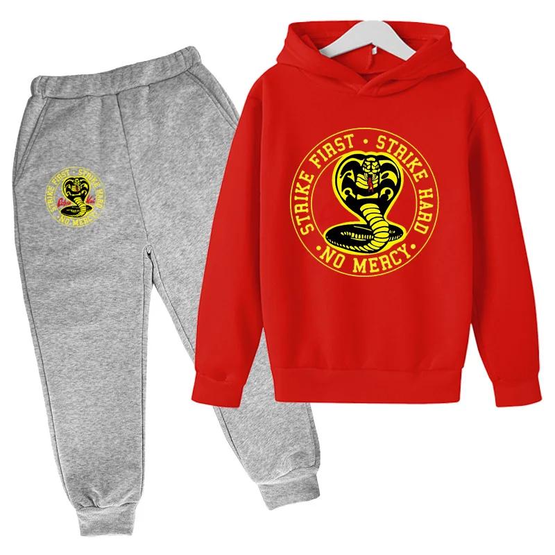 Весна и Осень Новый костюм с худи Cobra Kai Детские худи и штаны Комплект из двух предметов Детская одежда 4-14 лет Девочки Мальчики Одежда 100
Весна и Осень Новый костюм с худи Cobra Kai Детские худи и штаны Комплект из двух предметов Детская одежда 4-14 лет Девочки Мальчики Одежда 100