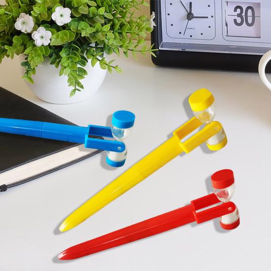 Sand Timer Ballpoint Pen Novelty Sand Clock Pen Black Ink Twist Pen with Hourglass Top for School Office Supplies червоний
Sand Timer Ballpoint Pen Novelty Sand Clock Pen Black Ink Twist Pen with Hourglass Top for School Office Supplies червоний