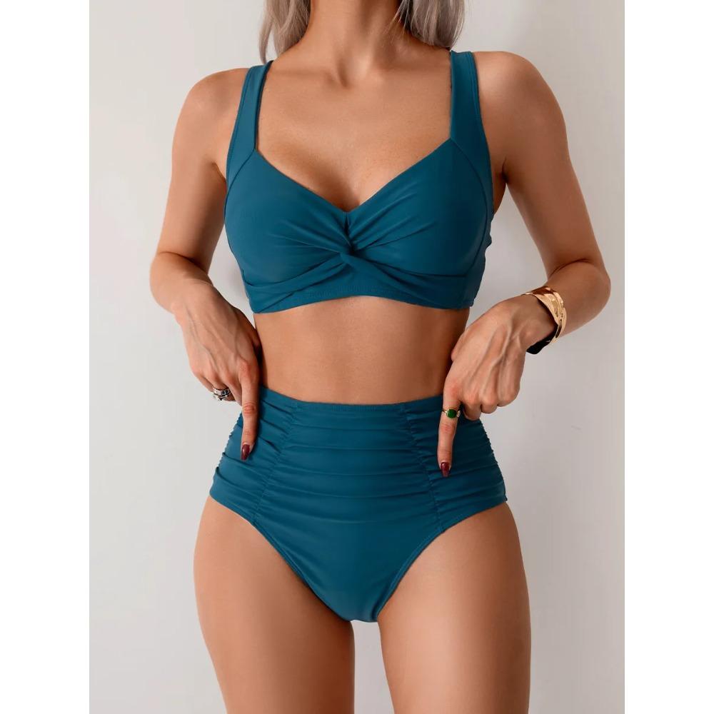 Сексуальный черный раздельный купальник женский с перекрестной плиссировкой, пуш-ап, с мягкой чашкой, комплект бикини, летний купальный костюм, стройнящий, с высокой талией, купальник, бикини XL павлин голубой
Сексуальный черный раздельный купальник женский с перекрестной плиссировкой, пуш-ап, с мягкой чашкой, комплект бикини, летний купальный костюм, стройнящий, с высокой талией, купальник, бикини XL павлин голубой