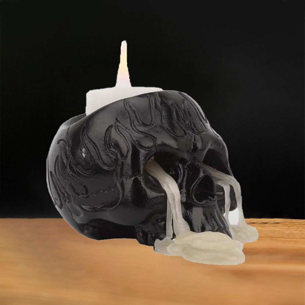 Gothic Unique Skull Candle Holder Handicraft Black Skeleton Candlestic Ornaments Exquisite Resin Candlestick Halloween чёрный
Gothic Unique Skull Candle Holder Handicraft Black Skeleton Candlestic Ornaments Exquisite Resin Candlestick Halloween чёрный