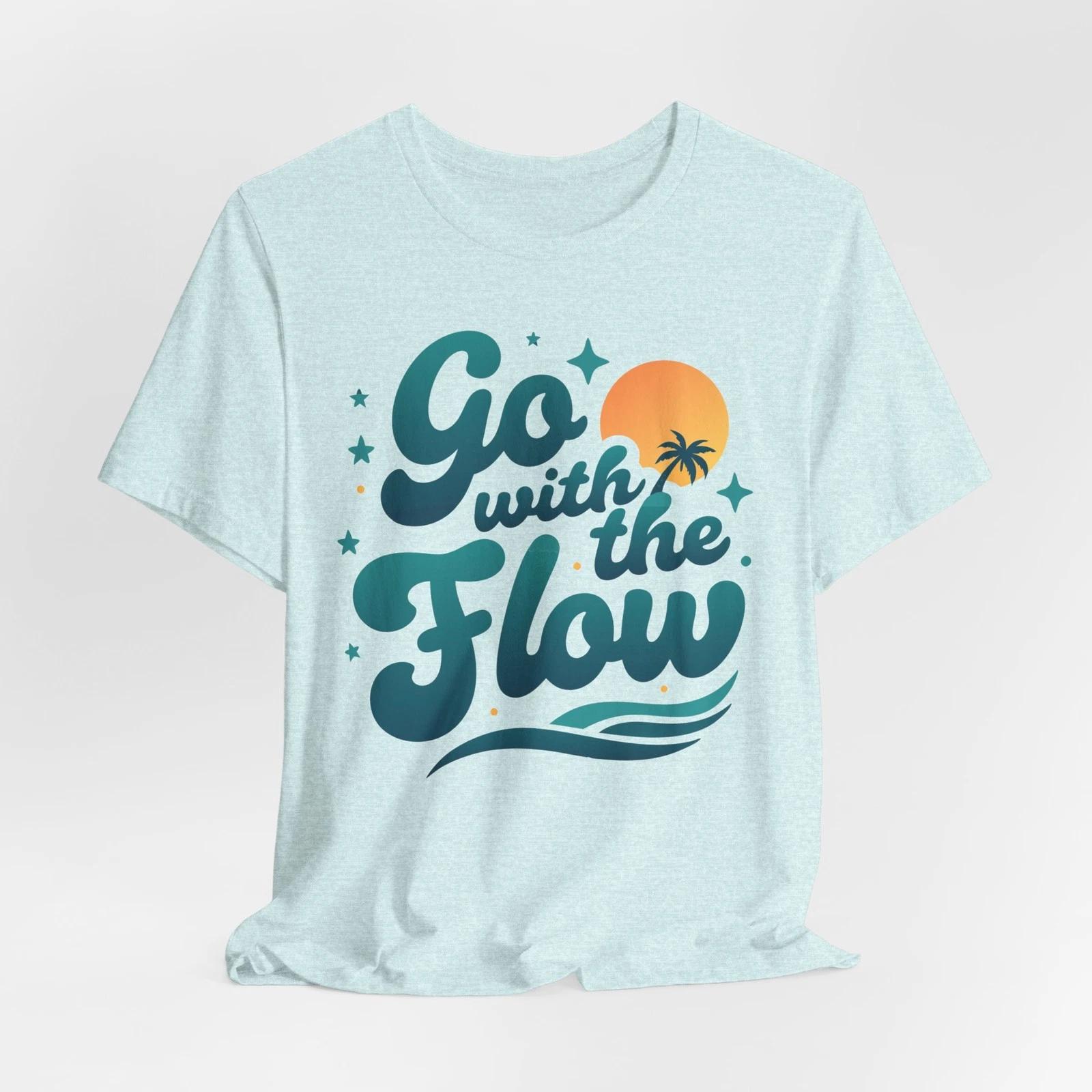 Go with the Flow Tee – Beach Style T-Shirt, Chill Summer Vibes Casual Wear L
Go with the Flow Tee – Beach Style T-Shirt, Chill Summer Vibes Casual Wear L