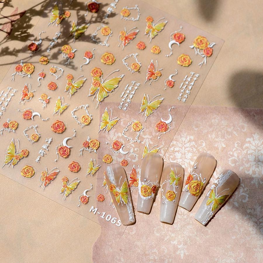 Ferro Children s 3D Butterfly & Forsythia Embossed Stickers M1065 - New Nail Decoration
Ferro Children s 3D Butterfly & Forsythia Embossed Stickers M1065 - New Nail Decoration