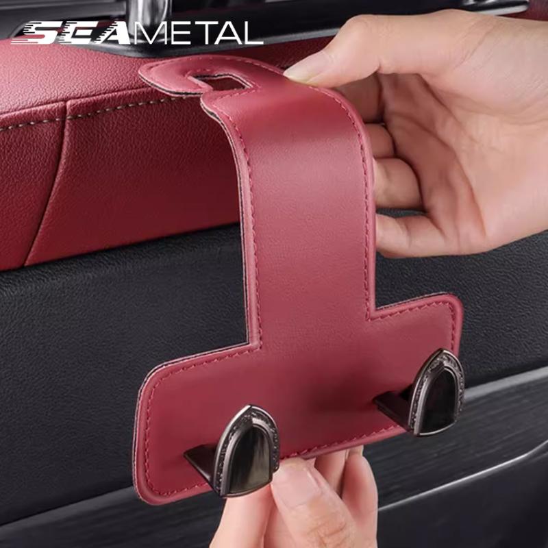 Крючок для подголовника заднего сиденья автомобиля SEAMETAL, автомобильный держатель для хранения, портативная вешалка, крючок для сумки, кошелька, тканевый органайзер для продуктов, интерьерный органайзер
Крючок для подголовника заднего сиденья автомобиля SEAMETAL, автомобильный держатель для хранения, портативная вешалка, крючок для сумки, кошелька, тканевый органайзер для продуктов, интерьерный органайзер