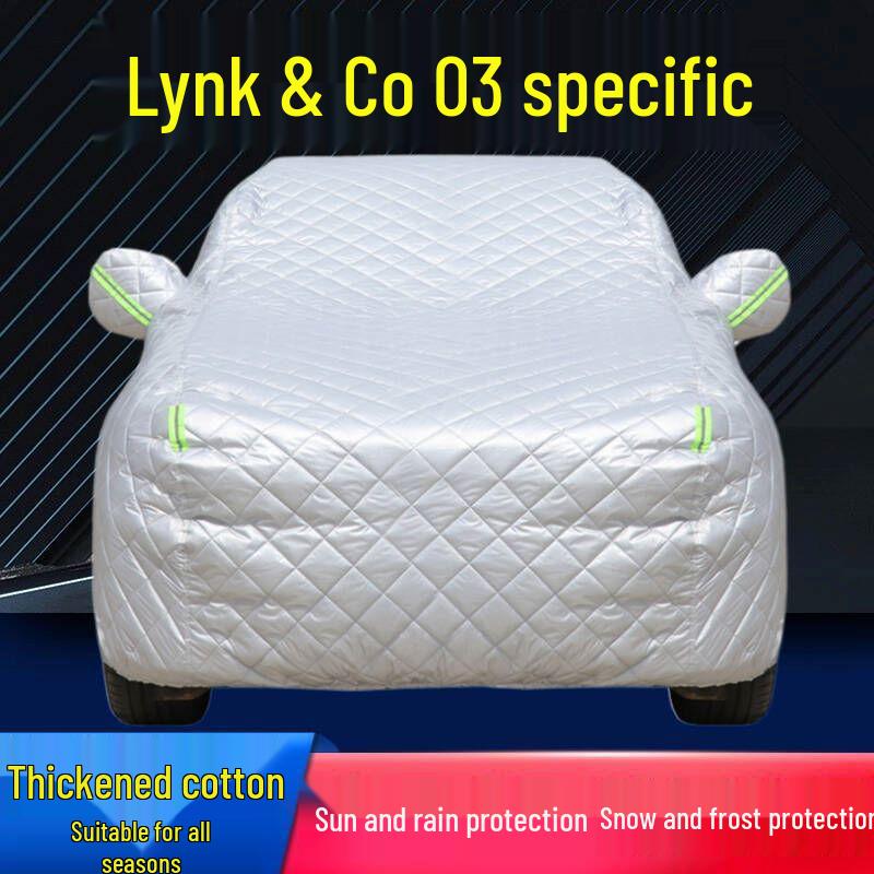2025 Lynk & Co 03 Car Cover: Special Cotton Quilt, Anti-Snow, Anti-Hail, Sun, Rain & Dust Protection, Thick Cover for 03+ Models Lynk & Co 03
2025 Lynk & Co 03 Car Cover: Special Cotton Quilt, Anti-Snow, Anti-Hail, Sun, Rain & Dust Protection, Thick Cover for 03+ Models Lynk & Co 03