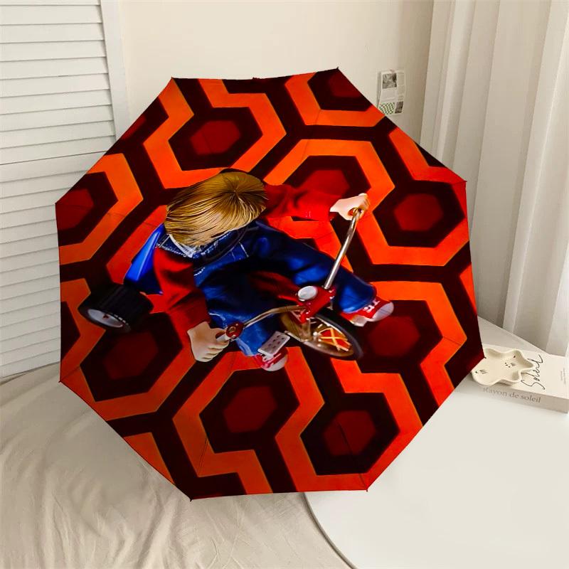 1pc THE SHINING TRICYCLE Automatic Open/Close Umbrella Compact Folding Umbrella with 8-Rib Shaft lightweight esign, for Women/Men1218A
1pc THE SHINING TRICYCLE Automatic Open/Close Umbrella Compact Folding Umbrella with 8-Rib Shaft lightweight esign, for Women/Men1218A