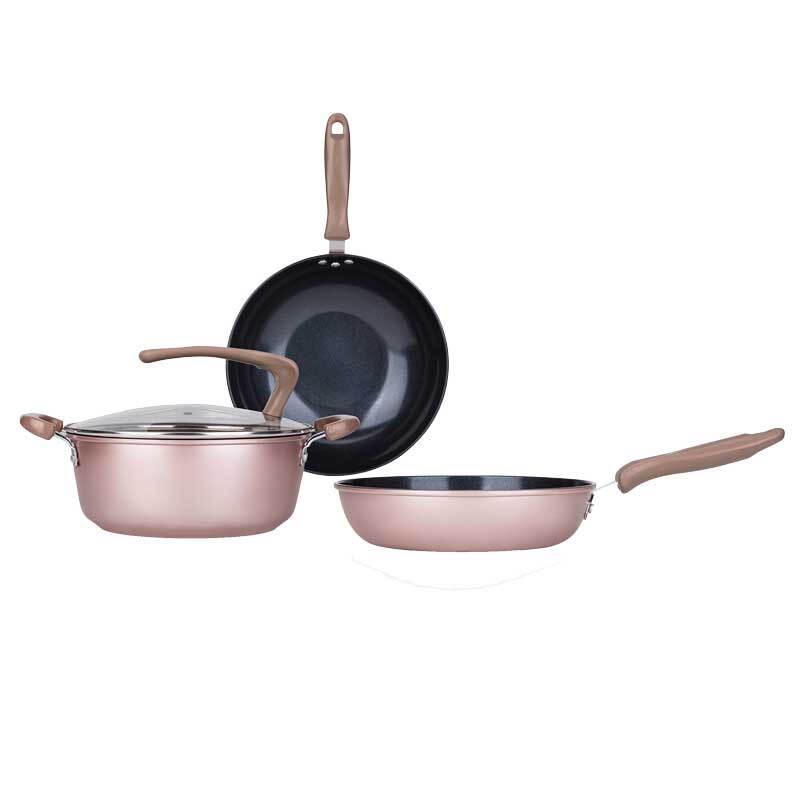 Nordic Golden Three-Piece Cookware Set
Nordic Golden Three-Piece Cookware Set