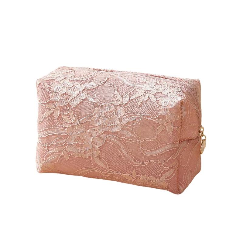 Lace Mesh Women s Makeup Bag Large Capacity Cosmetic and Jewelry Organizer Bag Zipper Square Portable Toiletry Bag Makeup Case рожевий
Lace Mesh Women s Makeup Bag Large Capacity Cosmetic and Jewelry Organizer Bag Zipper Square Portable Toiletry Bag Makeup Case рожевий