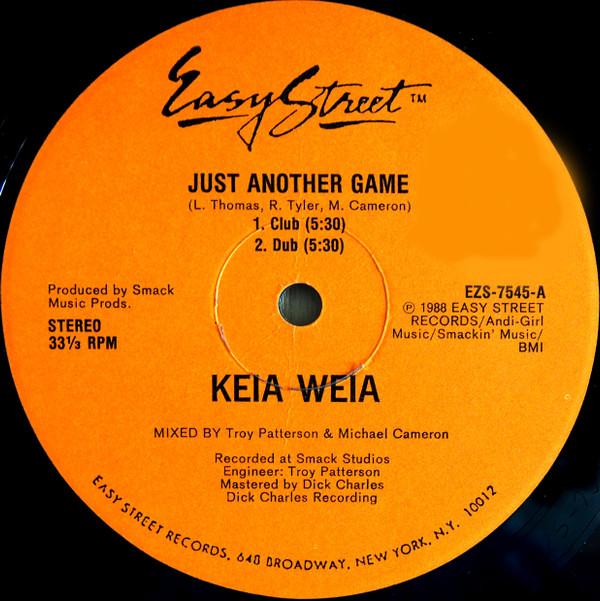 12inch Record KEIA WEIA - Just Another Game NB103 Easy Street Rec 1988 US Dance & Electronica Used
12inch Record KEIA WEIA - Just Another Game NB103 Easy Street Rec 1988 US Dance & Electronica Used