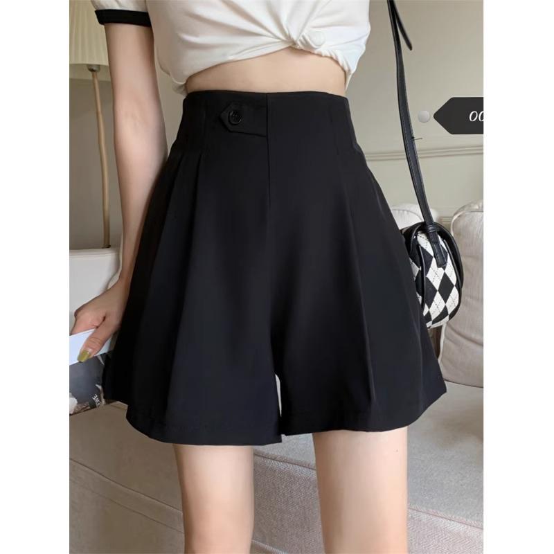 Women s Summer High Waist Black Wide-Leg Suit Shorts - Slimming, Casual, Fashion Draped Style 2XL
Women s Summer High Waist Black Wide-Leg Suit Shorts - Slimming, Casual, Fashion Draped Style 2XL