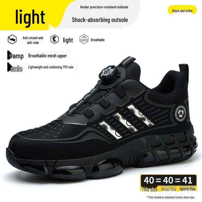 Men s Autumn Lightweight Anti-Smash, Anti-Puncture, Non-Slip Work Shoes with Air Cushion and Shock Absorption
Men s Autumn Lightweight Anti-Smash, Anti-Puncture, Non-Slip Work Shoes with Air Cushion and Shock Absorption