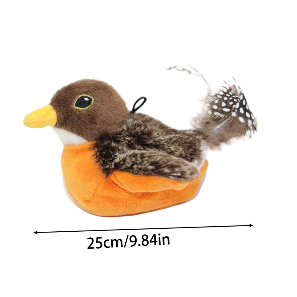 Interactive Cat Toys Chirping Flapping Bird Can AddCatnip for Indoor Cats Touch Activated Jumping Moving pets Toys no Flying
Interactive Cat Toys Chirping Flapping Bird Can AddCatnip for Indoor Cats Touch Activated Jumping Moving pets Toys no Flying