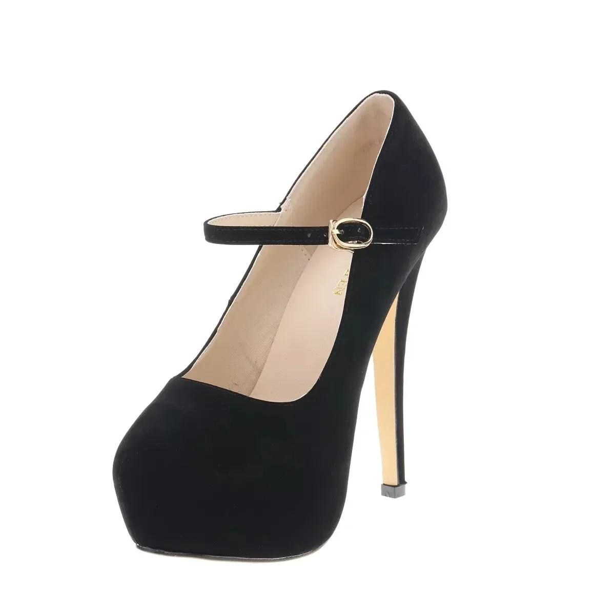 Женские туфли-лодочки на платформе весна-осень с пряжкой на высоком каблуке для стриптиза, танцевальная обувь на шесте, женские сексуальные туфли с круглым носком, красные, на шпильке 35
Женские туфли-лодочки на платформе весна-осень с пряжкой на высоком каблуке для стриптиза, танцевальная обувь на шесте, женские сексуальные туфли с круглым носком, красные, на шпильке 35