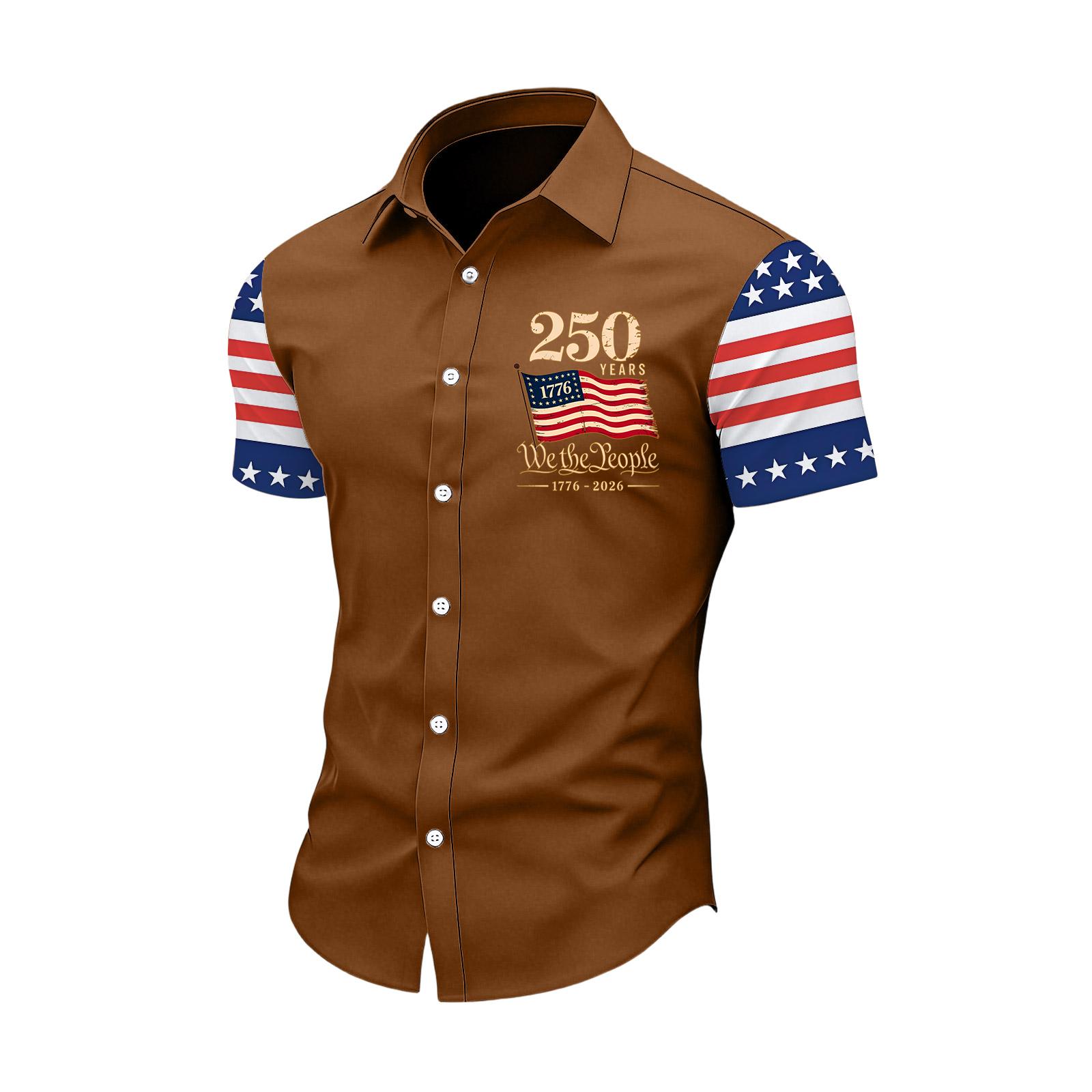 Men s Casual Button-Down Collar Short-Sleeve Shirt XL коричневий
Men s Casual Button-Down Collar Short-Sleeve Shirt XL коричневий