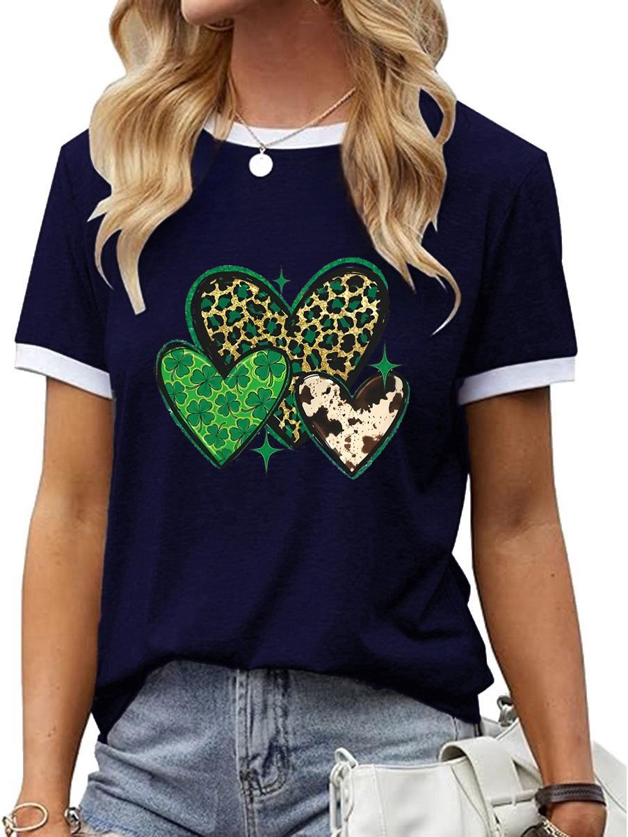 Однотонный Ст. Рубашка с коротким рукавом ко Дню Святого Патрика для Европы и Америки S
Однотонный Ст. Рубашка с коротким рукавом ко Дню Святого Патрика для Европы и Америки S