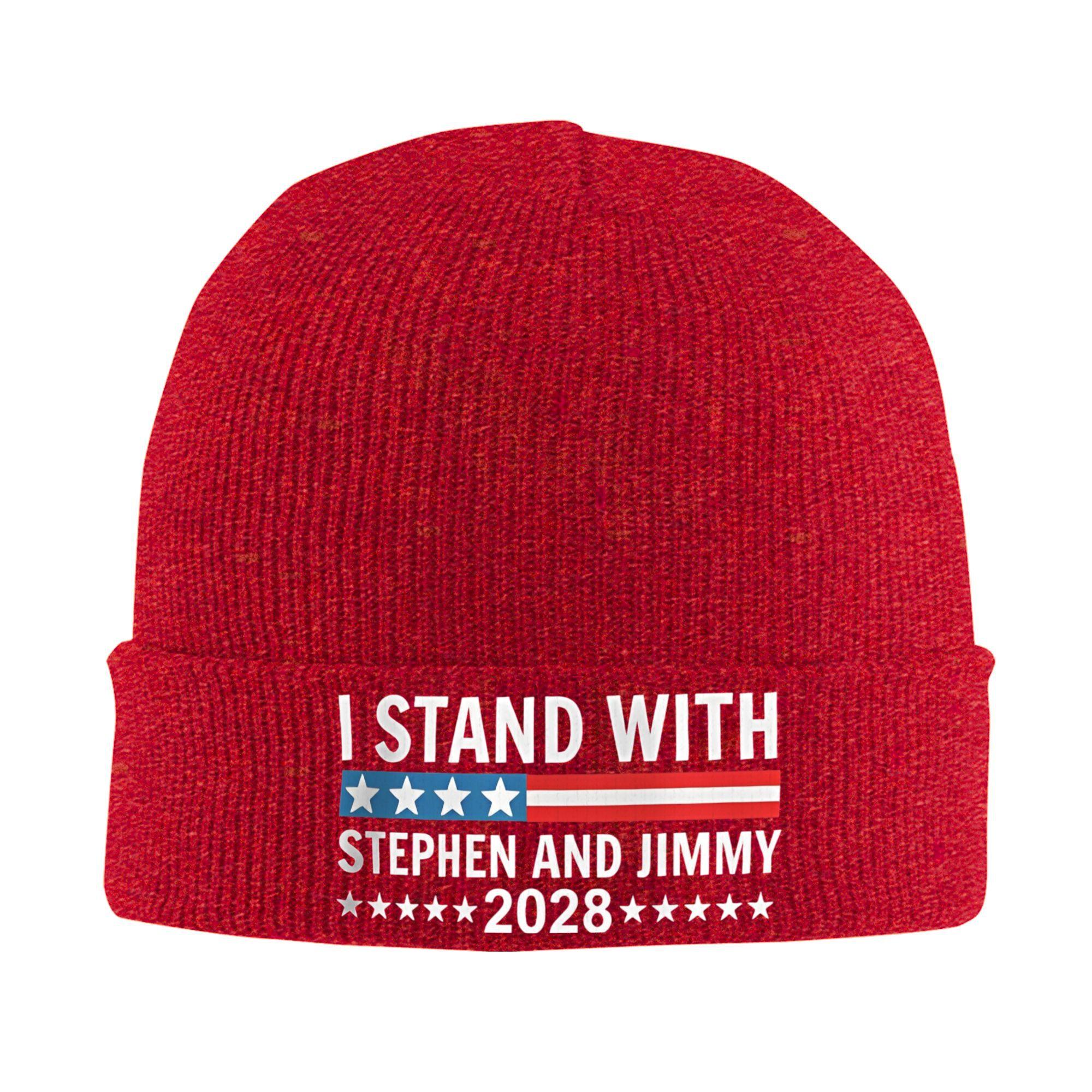 I Stand with Stephen and Jimmy 3 Bonnet Hats Beanie Hats Autumn Graphic Skullies Beanies Street Men Women Outdoor Elastic Cap One Size
I Stand with Stephen and Jimmy 3 Bonnet Hats Beanie Hats Autumn Graphic Skullies Beanies Street Men Women Outdoor Elastic Cap One Size