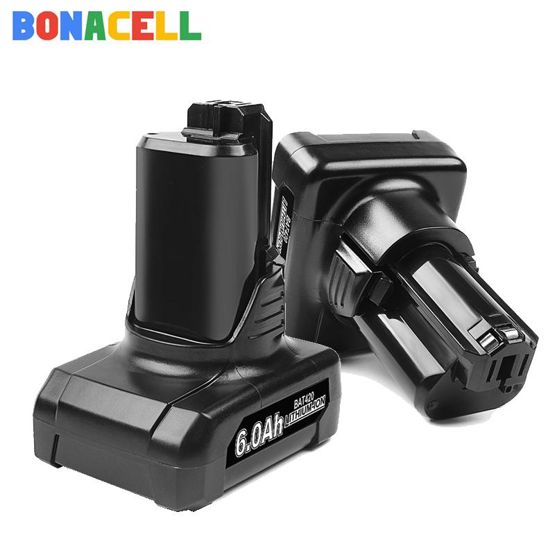 Bat420 6000mah Li -Ion Replacement Battery for Bosch Bat411 12v Max Battery Bat412a 2607336013 2607336014 Cordless Power Tools
Bat420 6000mah Li -Ion Replacement Battery for Bosch Bat411 12v Max Battery Bat412a 2607336013 2607336014 Cordless Power Tools