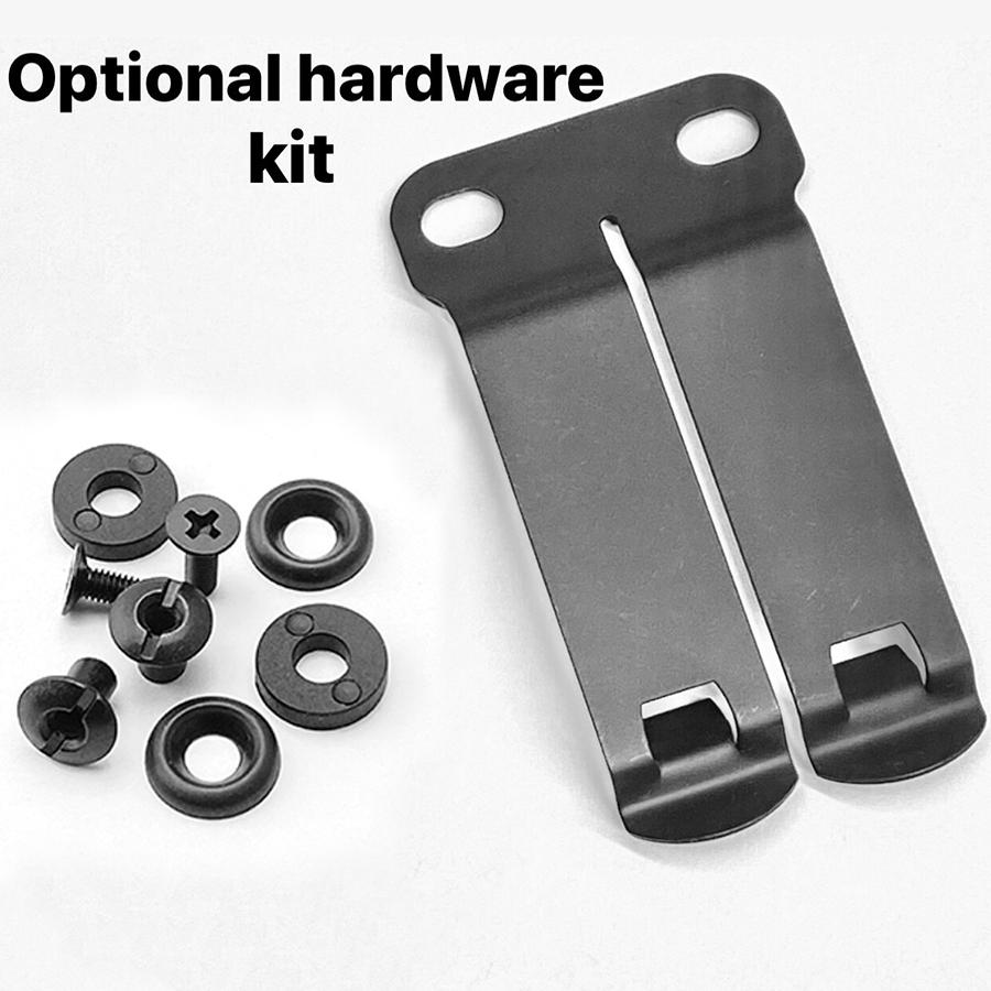 1Piece KYDEX Stainless Steel Holster Clips K Sheath Waist Clip Accessories Knife Sheath Back Clip Scabbard Carrying Pocket Clip
1Piece KYDEX Stainless Steel Holster Clips K Sheath Waist Clip Accessories Knife Sheath Back Clip Scabbard Carrying Pocket Clip