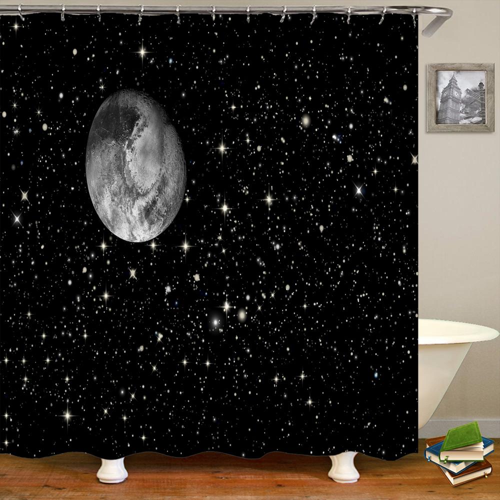Earth Universe Starry Sky Shower Curtain Bathroom Decoration Waterproof Polyester Cloth Landscape Night Shower Curtains Set Mat W60H190(CM)-1 Pcs
Earth Universe Starry Sky Shower Curtain Bathroom Decoration Waterproof Polyester Cloth Landscape Night Shower Curtains Set Mat W60H190(CM)-1 Pcs