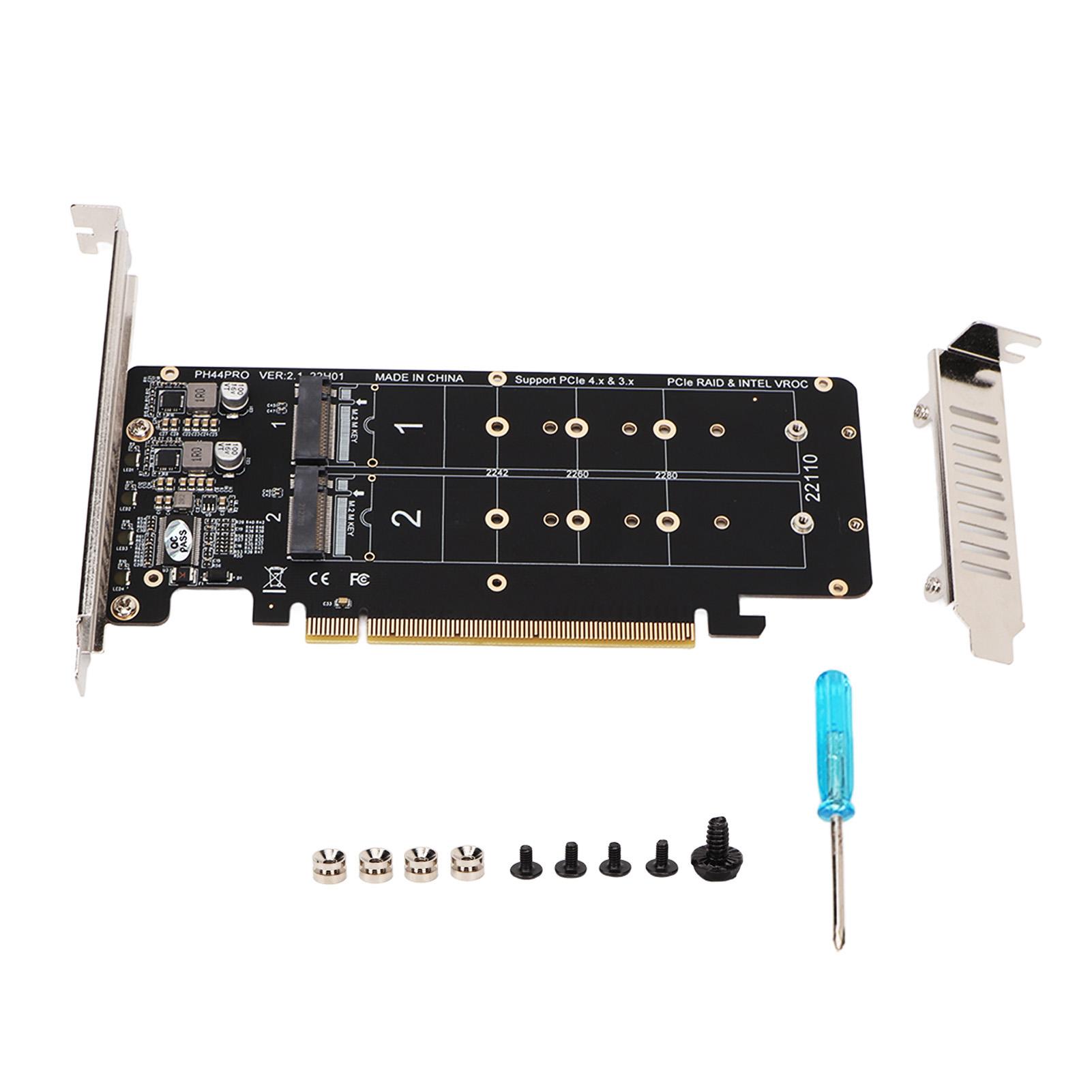 Карта розширення PCIE X16 до M.2 M KEY NVMEx4 SSD Сервер 2U Карта розширення RAID-масиву зі світлодіодом
Карта розширення PCIE X16 до M.2 M KEY NVMEx4 SSD Сервер 2U Карта розширення RAID-масиву зі світлодіодом