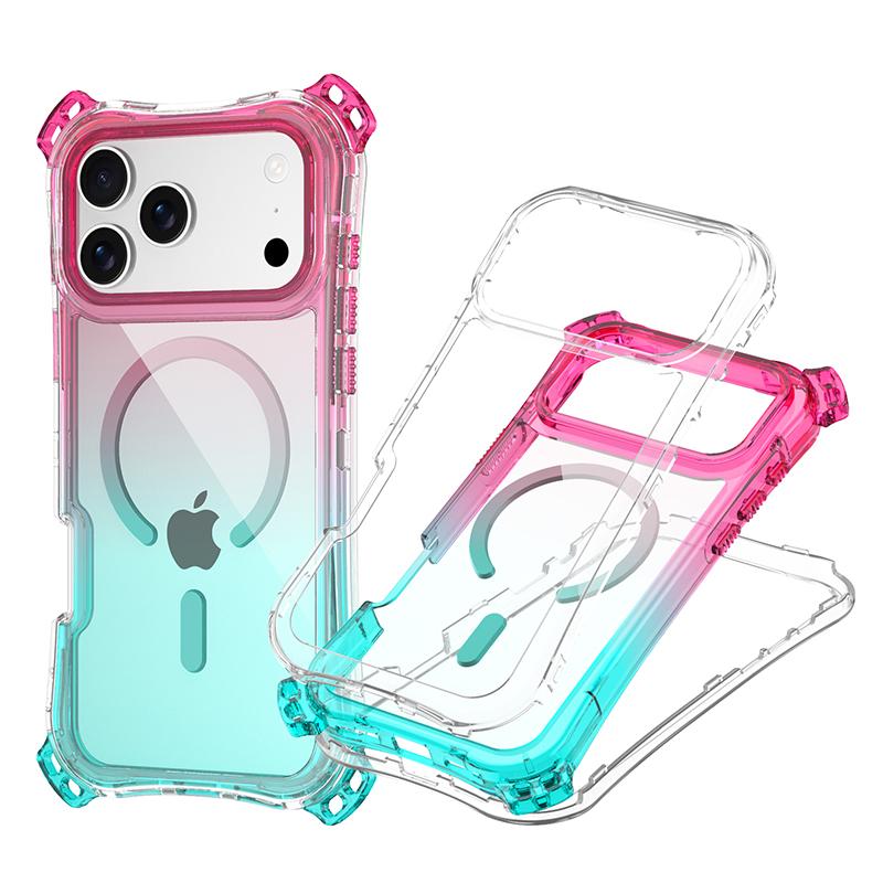 3IN1 Four-Corner Airbag Shockproof Armor Case for iPhone 17 14 15 Plus 13 12 Pro Max For Magsafe Magnetic Gradient Color Case iPhone 15 Pro Max
3IN1 Four-Corner Airbag Shockproof Armor Case for iPhone 17 14 15 Plus 13 12 Pro Max For Magsafe Magnetic Gradient Color Case iPhone 15 Pro Max