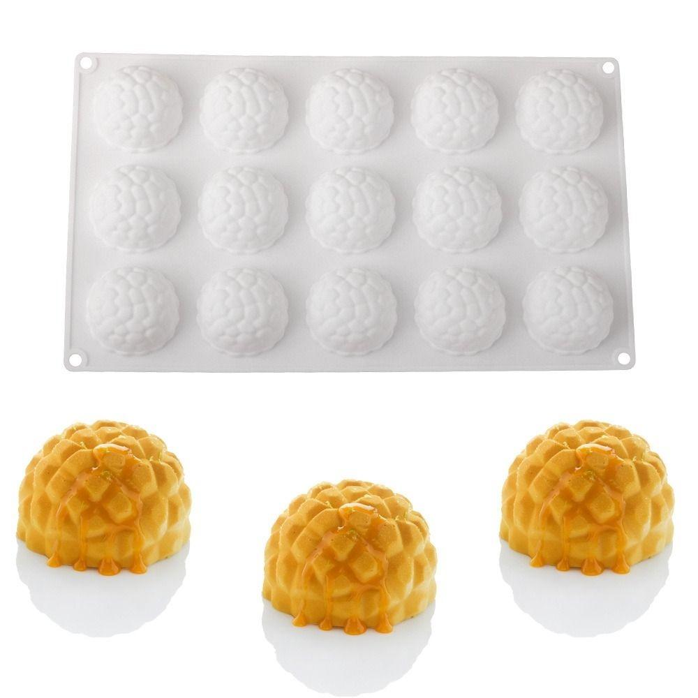 15 Cells Baking Cake Molds Hemispherical Pudding Mould New Chocolate Mold Kitchen Tools білий
15 Cells Baking Cake Molds Hemispherical Pudding Mould New Chocolate Mold Kitchen Tools білий