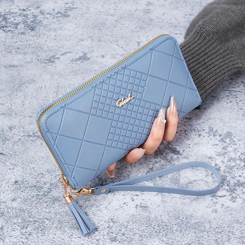 Korean Style Women s Tassel Clutch Wallet with Phone Pocket and Hand Strap синий
Korean Style Women s Tassel Clutch Wallet with Phone Pocket and Hand Strap синий