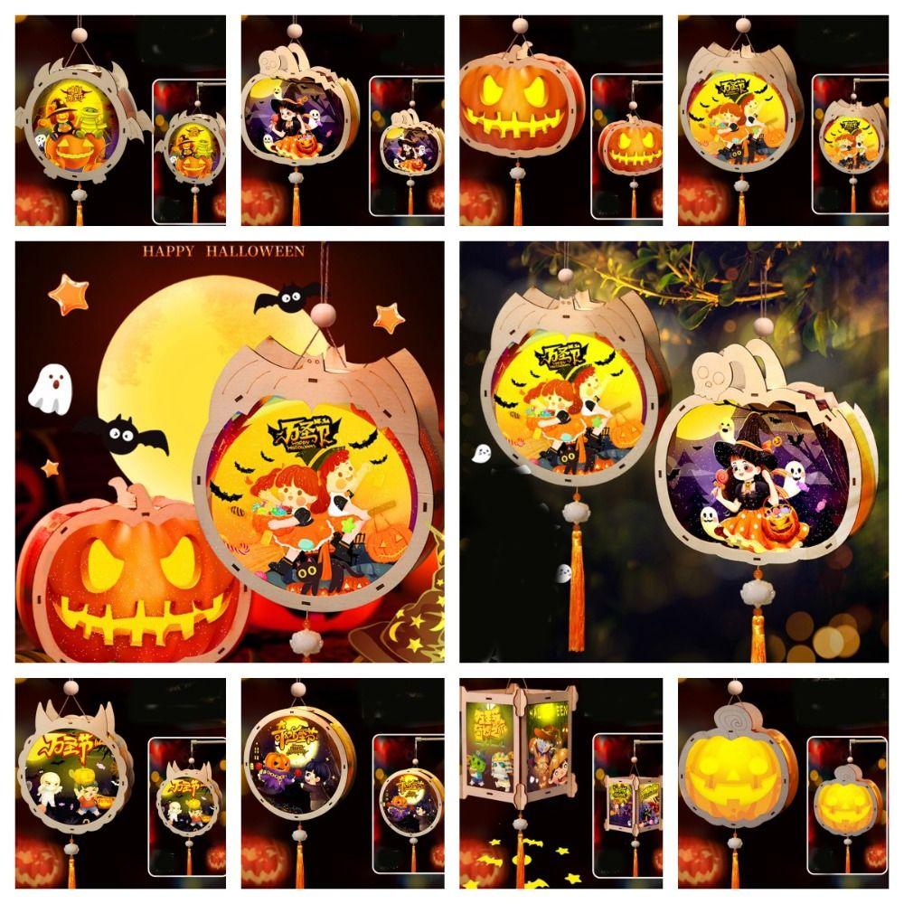 Handmade Halloween Pumpkin Lantern Luminous Halloween Lantern DIY DIY Materials bag
Handmade Halloween Pumpkin Lantern Luminous Halloween Lantern DIY DIY Materials bag