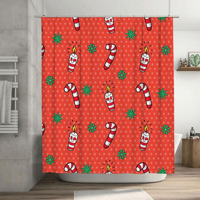 TU Christmas Shower Curtain Festive Holiday Decor Bathroom Fabric Waterproof Red Green Patterned Backdrop for Tub 90x180cm35x71in
TU Christmas Shower Curtain Festive Holiday Decor Bathroom Fabric Waterproof Red Green Patterned Backdrop for Tub 90x180cm35x71in