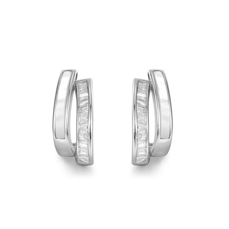 Chao Xiaobai 925 Sterling Silver Shell Double Row Hoop Earrings – Light Luxury for Women, Fashionable Ear Cuffs with Unique Personality платиновий
Chao Xiaobai 925 Sterling Silver Shell Double Row Hoop Earrings – Light Luxury for Women, Fashionable Ear Cuffs with Unique Personality платиновий