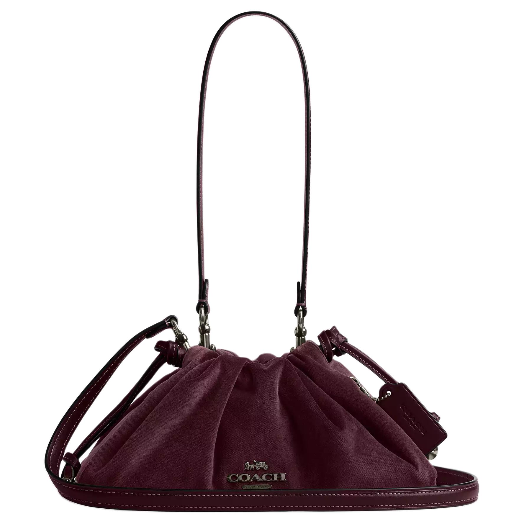 Coach Faye 26 Velvet And Leather Cloud Shoulder Bag Women Shoulder Bag Burgundy CCE40-QBBUR Basic Set (Bag+Dust Bag)
Coach Faye 26 Velvet And Leather Cloud Shoulder Bag Women Shoulder Bag Burgundy CCE40-QBBUR Basic Set (Bag+Dust Bag)