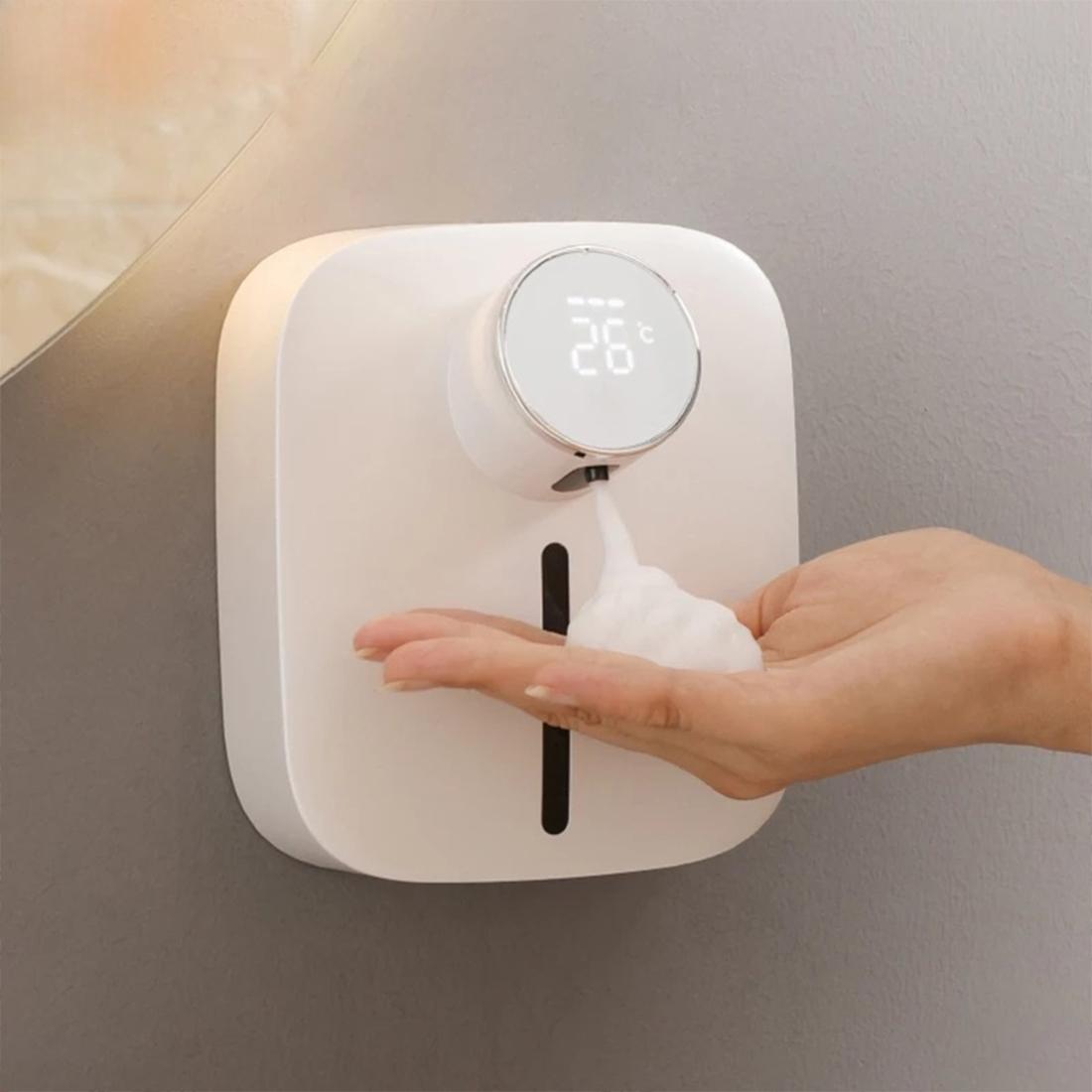 Foam Hand Sanitizer Machine Soap Dispenser Wall-mounted Rechargeable Temperature Display Liquid Soap Dispensers Sensor белый
Foam Hand Sanitizer Machine Soap Dispenser Wall-mounted Rechargeable Temperature Display Liquid Soap Dispensers Sensor белый