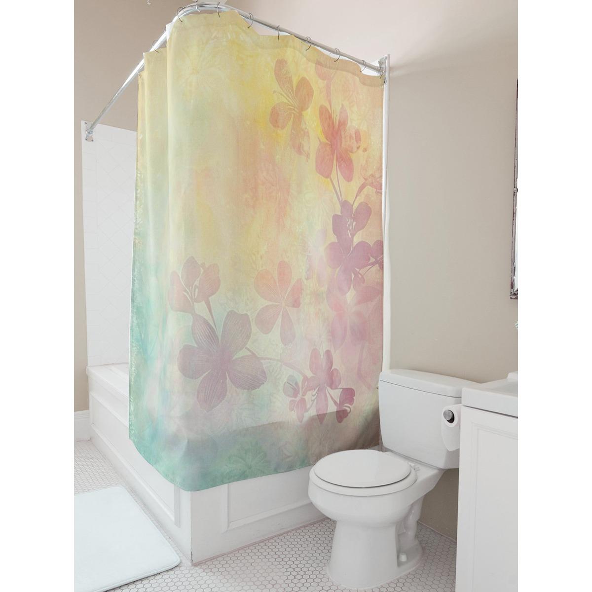 Pastel Floral Print Shower Curtain For Bathroom Decor W60H190(CM)-1 Pcs
Pastel Floral Print Shower Curtain For Bathroom Decor W60H190(CM)-1 Pcs