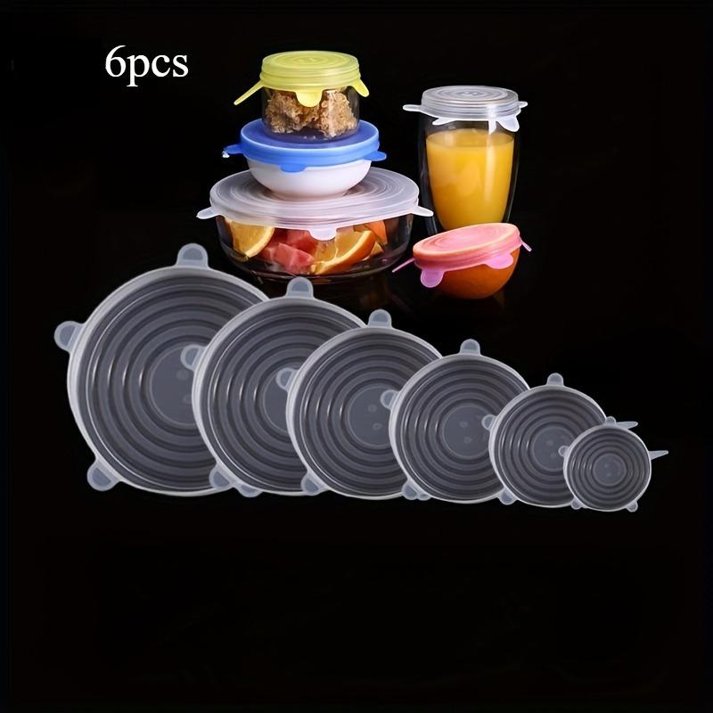 6pcs stretchable silicone,bowl lid,refrigerator microwave sealable plastic packaging,kitchen food, vegetable білий
6pcs stretchable silicone,bowl lid,refrigerator microwave sealable plastic packaging,kitchen food, vegetable білий