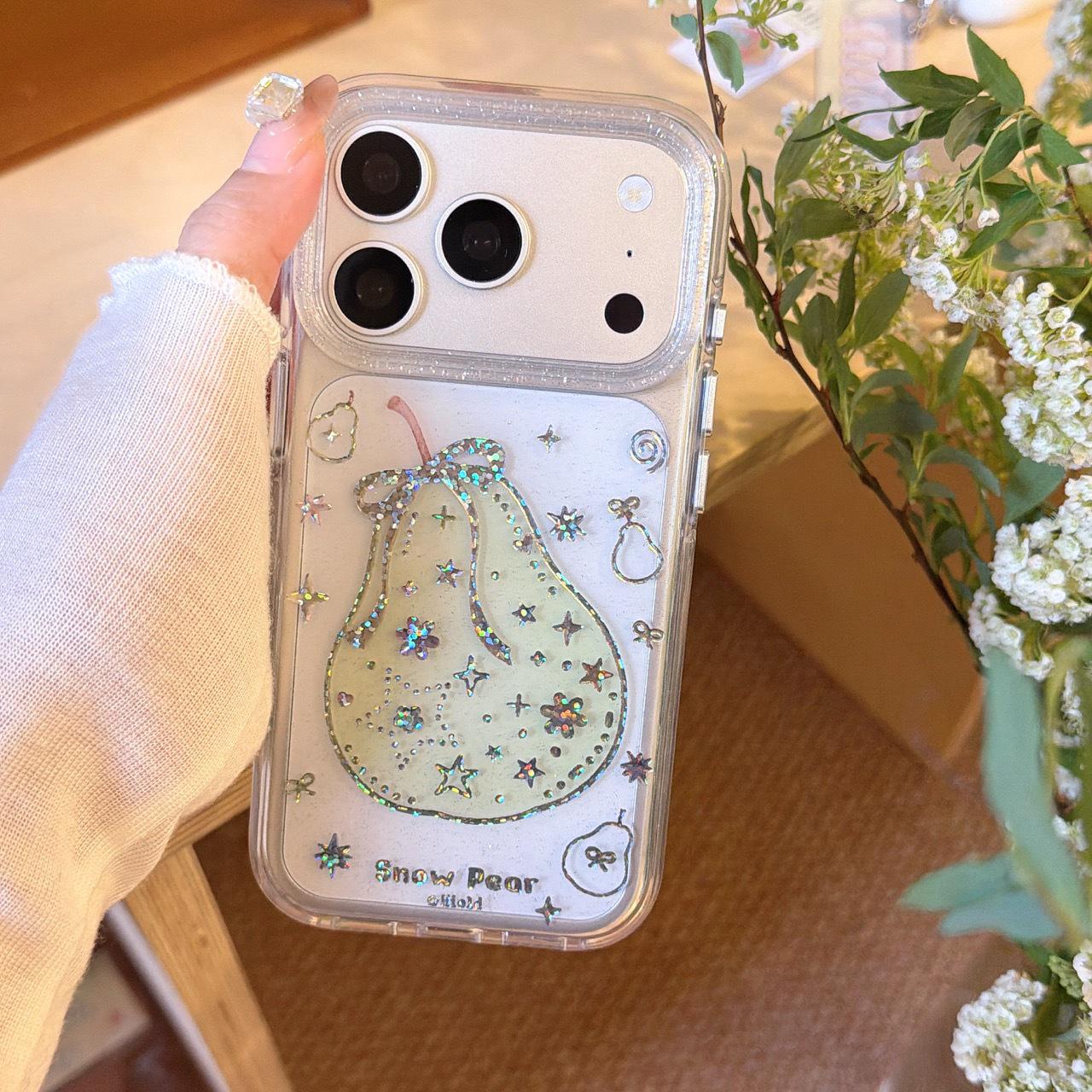 Gilded Star Flower Green Pear Drop-Proof Case for iPhone 17 Pro Max & Apple 16 Pro iPhone 16 Pro Max
Gilded Star Flower Green Pear Drop-Proof Case for iPhone 17 Pro Max & Apple 16 Pro iPhone 16 Pro Max
