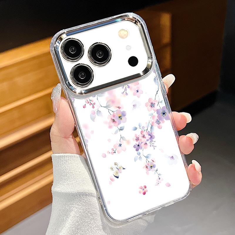 Colorful Floral Pattern Case For iPhone 17 Pro Max iPhone 16 15 14 13 Pro Max 11 17e 16e Plating Lens Frame Clear Soft Silicone Back Cover iPhone 16
Colorful Floral Pattern Case For iPhone 17 Pro Max iPhone 16 15 14 13 Pro Max 11 17e 16e Plating Lens Frame Clear Soft Silicone Back Cover iPhone 16