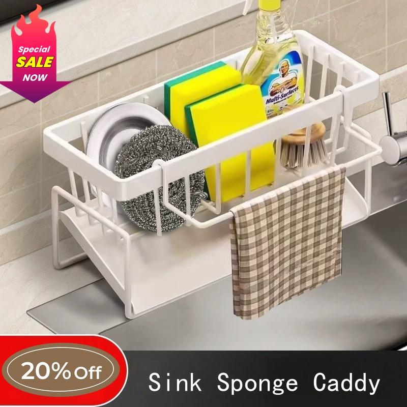 1pc Sponge Holder For Sink, Sink Caddy For Scrubber, Sink Organizer With Dishcloth Hanger, Hanging Caddy With Adhesive Sticker M&1-tier
1pc Sponge Holder For Sink, Sink Caddy For Scrubber, Sink Organizer With Dishcloth Hanger, Hanging Caddy With Adhesive Sticker M&1-tier