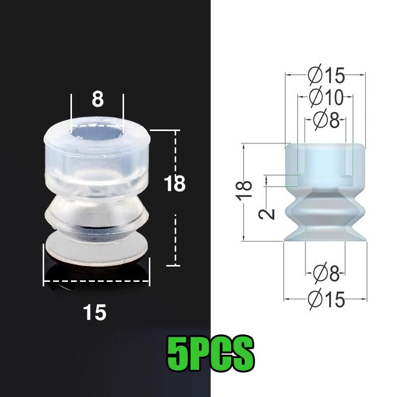 5Pcs Dp Large Vacuum Silicone Suction Cup Single Layer Robot Industrial Pneumatic Accessories Strong Suction Nozzle A5
5Pcs Dp Large Vacuum Silicone Suction Cup Single Layer Robot Industrial Pneumatic Accessories Strong Suction Nozzle A5
