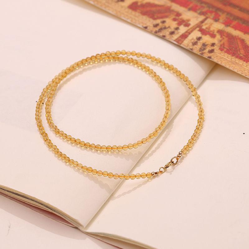 Натуральное цитриновое ожерелье | Изящная цепочка из бусин 2 мм | Энергия богатства и счастья | Украшения для исцеления чакр | Камень изобилия - талисман удачи Diameter: 32cm
Натуральное цитриновое ожерелье | Изящная цепочка из бусин 2 мм | Энергия богатства и счастья | Украшения для исцеления чакр | Камень изобилия - талисман удачи Diameter: 32cm