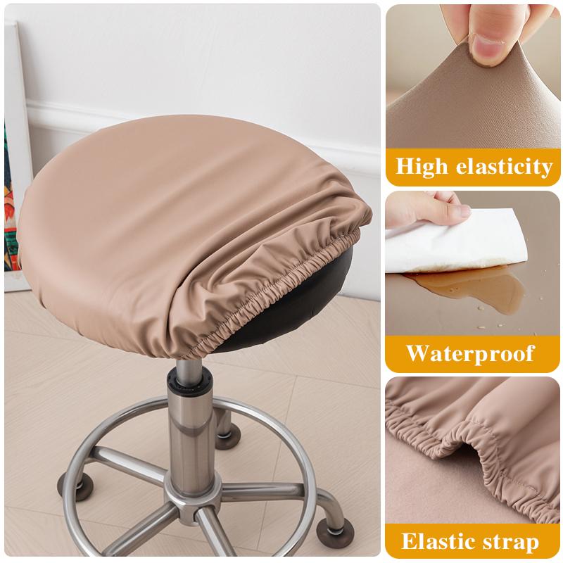 Водонепроникний чохол для барного стільця з ПУ, круглий чохол на подушку сидіння, еластичні чохли для стільців з нековзним дном для бару, кухні, їдальні
Водонепроникний чохол для барного стільця з ПУ, круглий чохол на подушку сидіння, еластичні чохли для стільців з нековзним дном для бару, кухні, їдальні