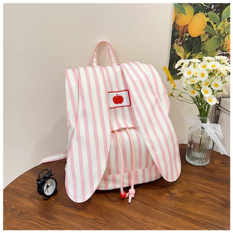 Рюкзак в полоску с кроличьими ушками, розовый, вышитая звездами сумка, большая вместимость, для поездок, студенческий, для учебы, школьный, холщовый Without stars розовый
Рюкзак в полоску с кроличьими ушками, розовый, вышитая звездами сумка, большая вместимость, для поездок, студенческий, для учебы, школьный, холщовый Without stars розовый