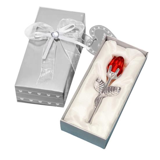 Faux Crystal Rose Flower Gift with Metal Stem Clear Flower Figurine with Gift Box for Home Wedding Valentine s Day Gift
Faux Crystal Rose Flower Gift with Metal Stem Clear Flower Figurine with Gift Box for Home Wedding Valentine s Day Gift