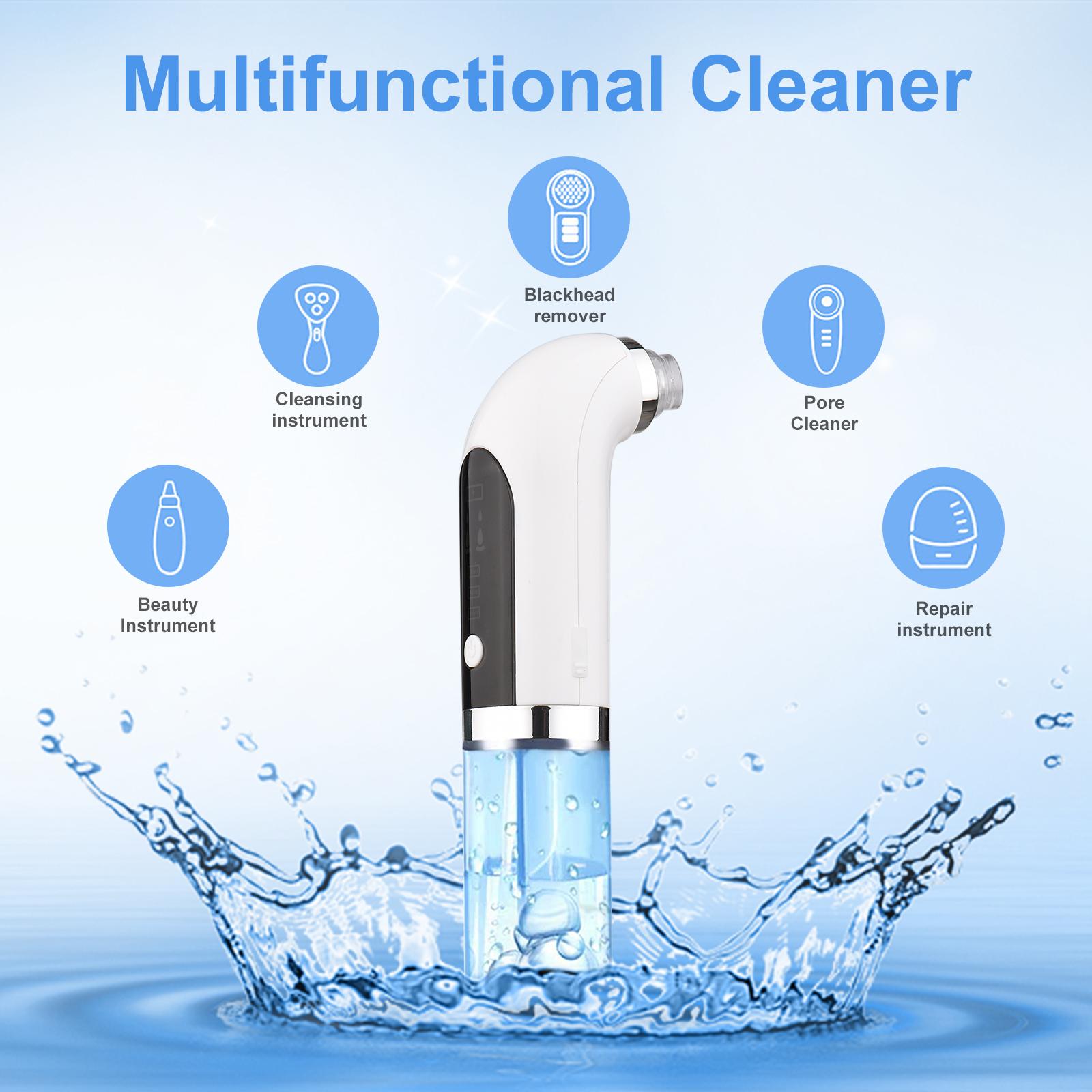 Protable Super Bubble Beauty Instrument Electric Facial Cleaner Water Cycle Blackhead Remover with 6 Probes for Men & Women Cleaning Facial Pore
Protable Super Bubble Beauty Instrument Electric Facial Cleaner Water Cycle Blackhead Remover with 6 Probes for Men & Women Cleaning Facial Pore